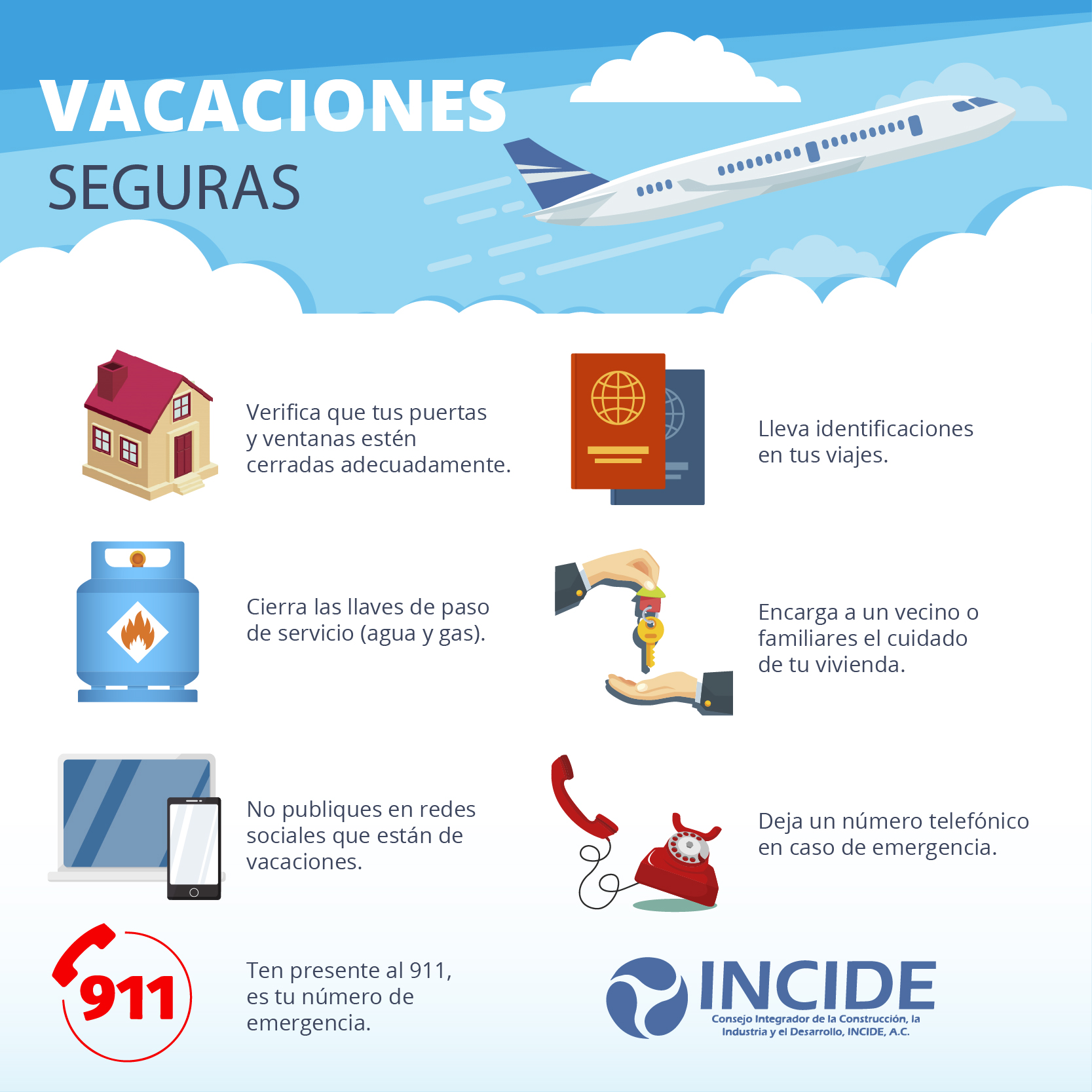 10 Tips De Seguridad Para Éstas Vacaciones Incide 